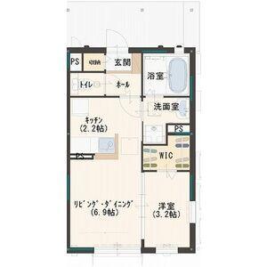 セリジェ越名　D（101） 間取り図画像