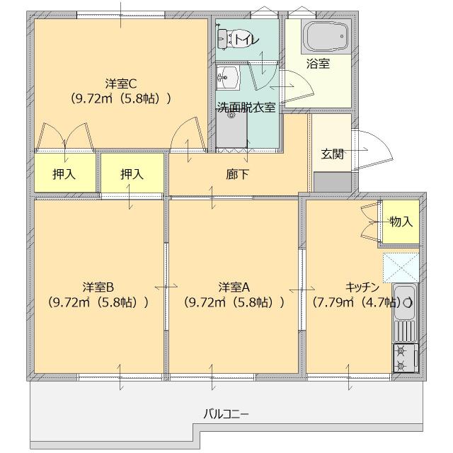  間取り図写真
