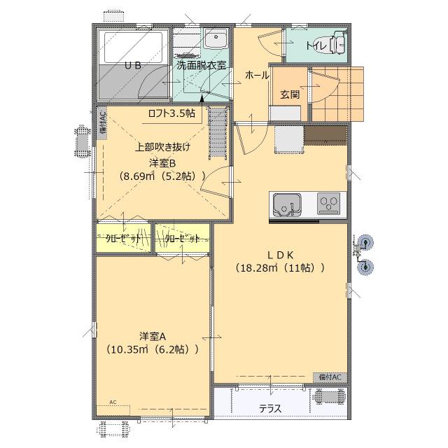  間取り図写真