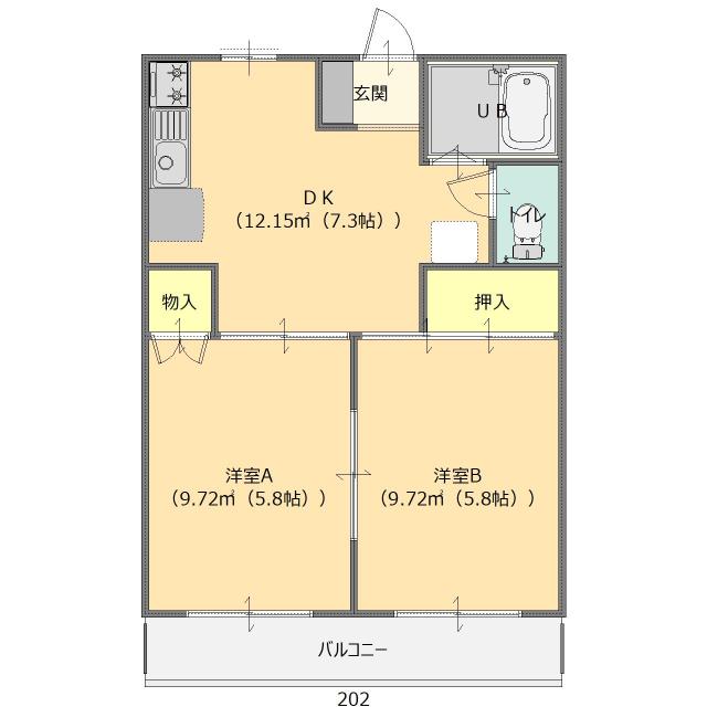  間取り図写真