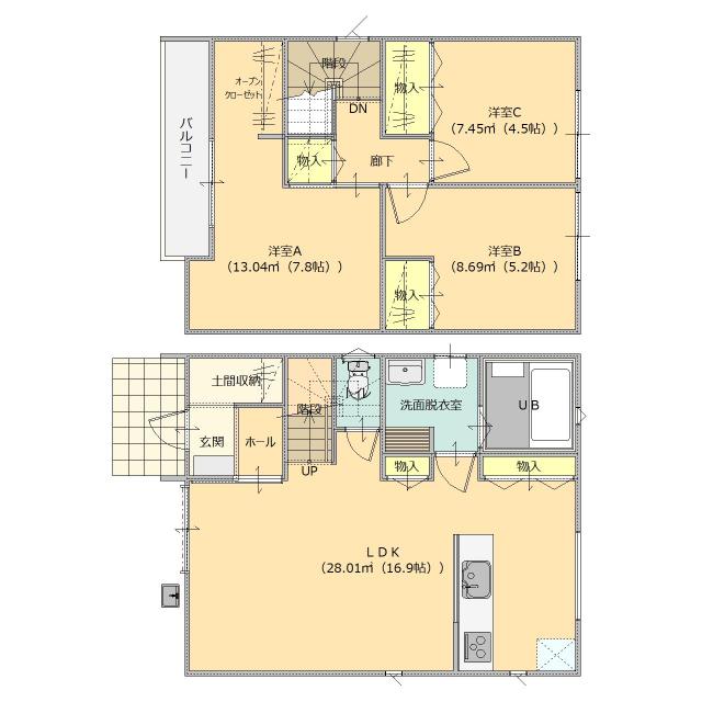  間取り図写真