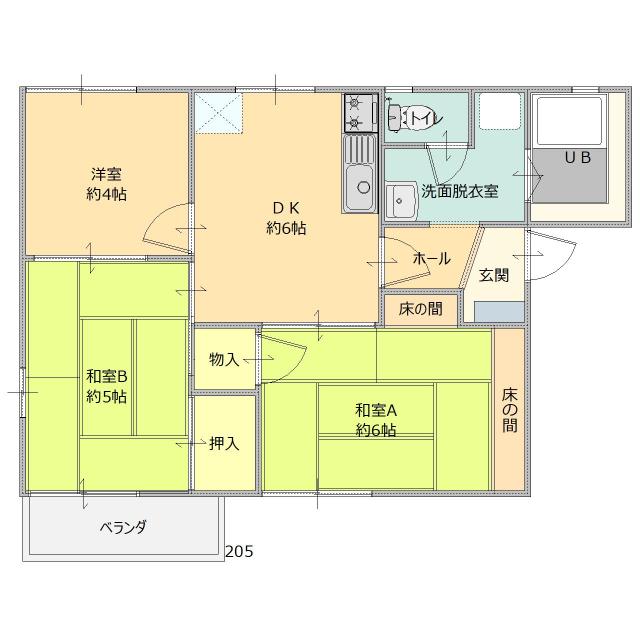  間取り図写真
