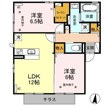 Ｒｅｃｉｅｎｔｅ　Ａ（101） 間取り図画像