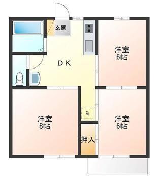 グリーンコーポ（B202） 間取り図画像