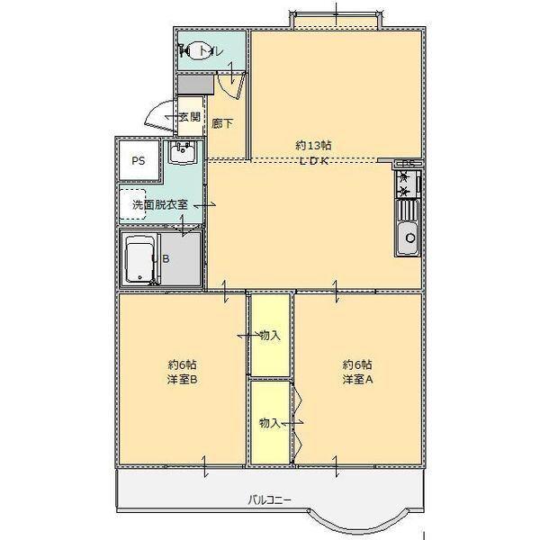サンライズマンション2号館_間取り_0