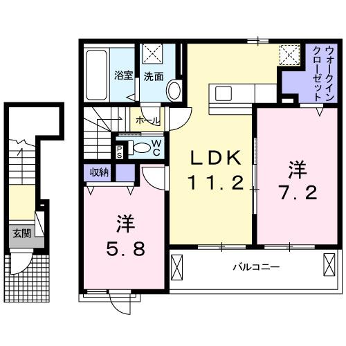リオン　Ⅰ（202） 間取り図画像