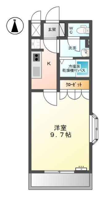 サモードパレスＢ 間取り図画像