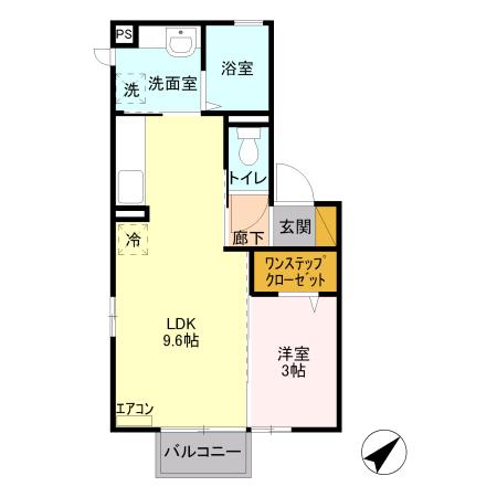 ラフィネ・トロワ（202） 間取り図画像