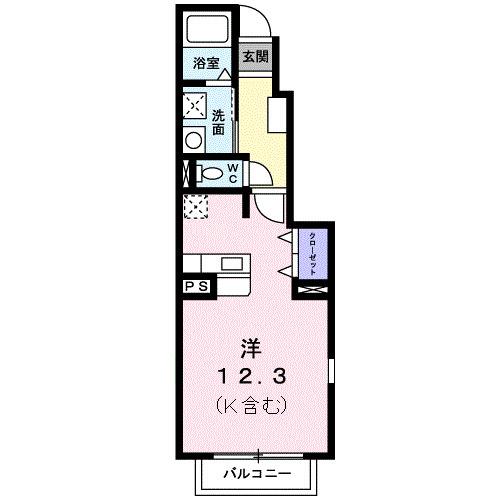 アプリコット・ヴィラ　Ⅱ（101） 間取り図画像