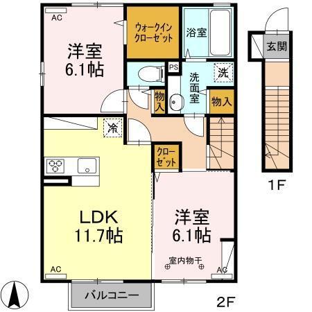 グラン・ウィン/グラン・マム　グラン・マ（206） 間取り図画像