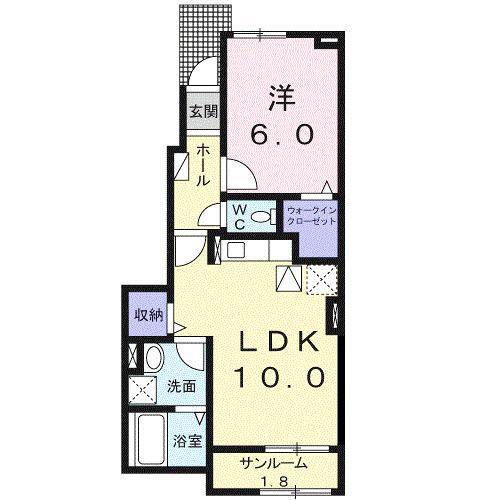 ベラ　ルーナ（102） 間取り図画像