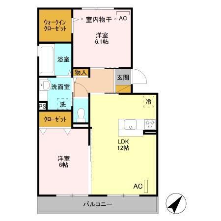グラン（301） 間取り図画像