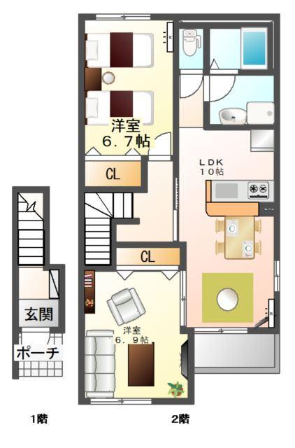 シェモアⅡ 間取り図画像
