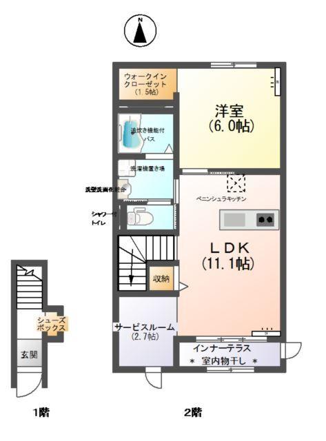  間取り図写真