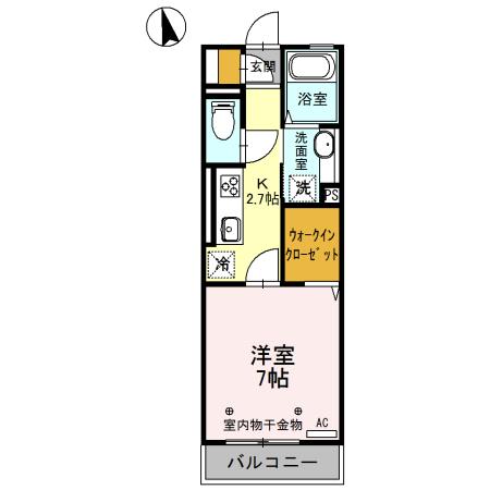 アシスト龍舞（202） 間取り図画像