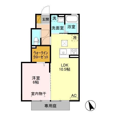 プレサージュ（102） 間取り図画像