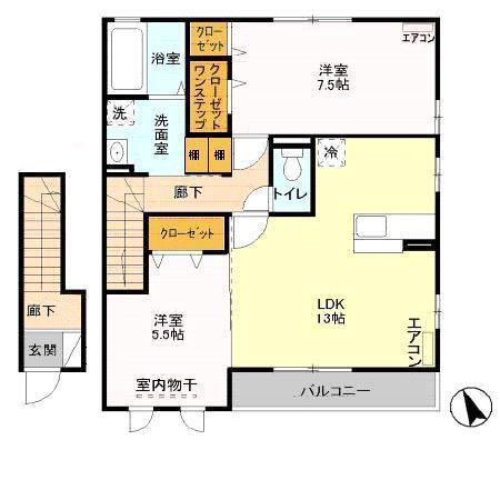 クレスト　Ｃ（202） 間取り図画像