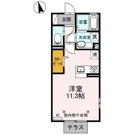 ファミーユ（101） 間取り図画像