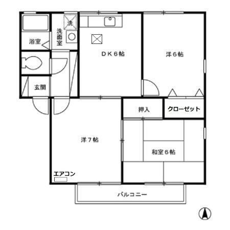 セジュールＭＭＤ　Ⅴ（101） 間取り図画像