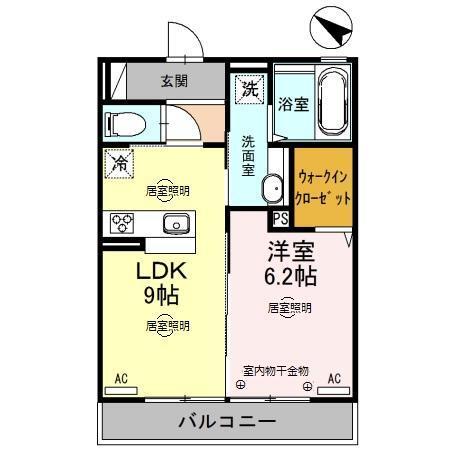 ディアレクス（203） 間取り図画像