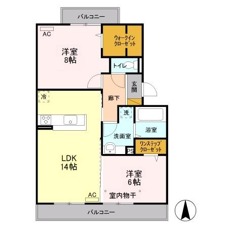 ボナール　Ａ（303） 間取り図画像