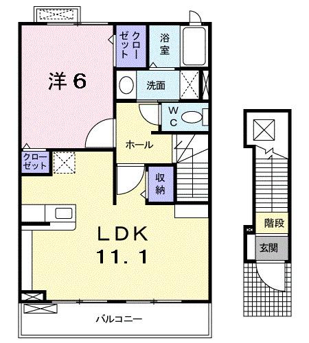ブローテＭ（202） 間取り図画像