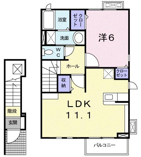 ブローテＭ（203） 間取り図画像