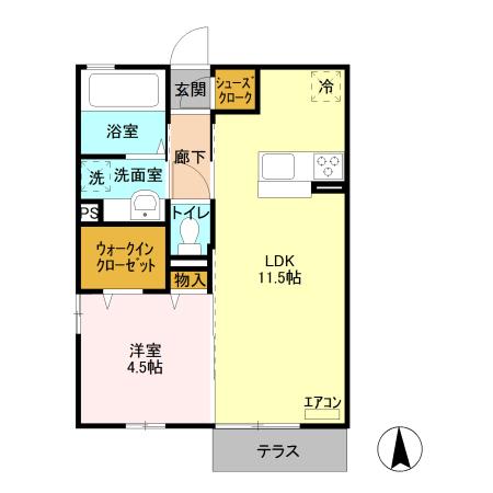 グランコートカルハマ（106） 間取り図画像