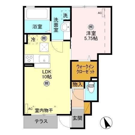 カレント　Ⅱ（103） 間取り図画像