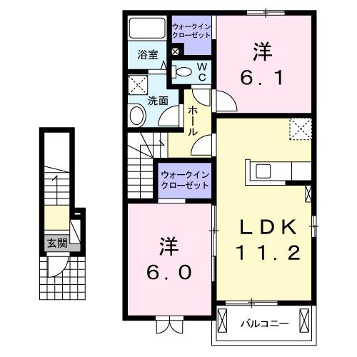 グランツＡ（203） 間取り図画像