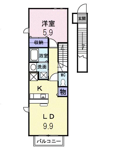 スペランツァ（203） 間取り図画像