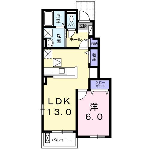 ルーチェＢ（104） 間取り図画像