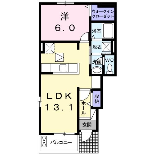 フランメゾン　Ａ（101） 間取り図画像