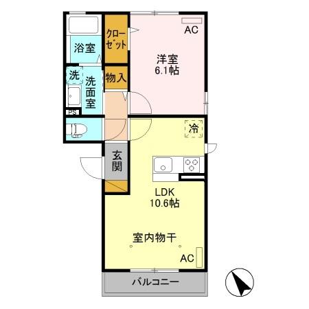 ピノン（305） 間取り図画像
