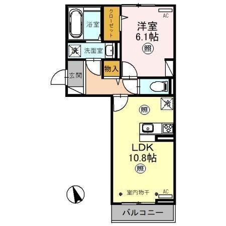 オペラハウス飯塚（301） 間取り図画像