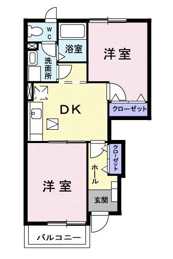 ウィステリア（102） 間取り図画像