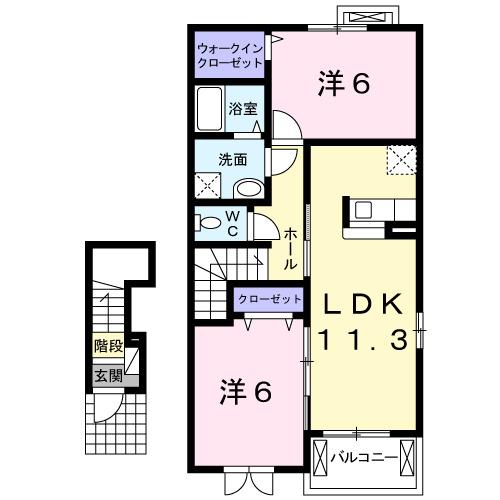 ファイン（204） 間取り図画像