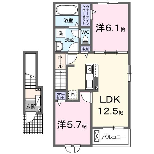 メルヴェーユ　Ⅳ（202） 間取り図画像