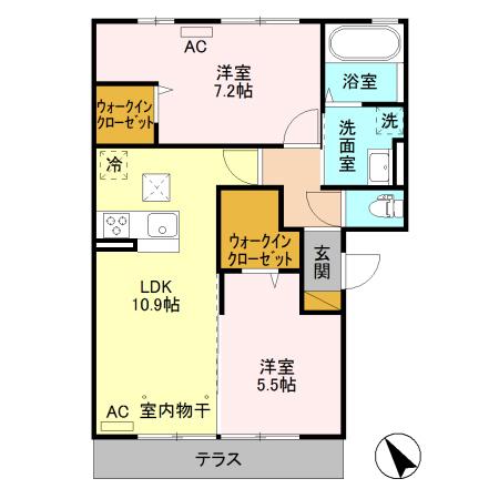 ピノン（103） 間取り図画像