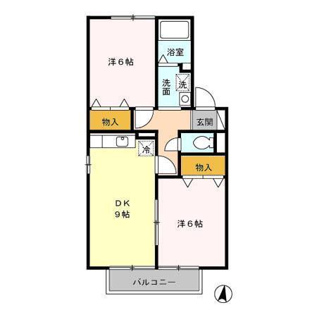 ハーヴェスト･パーク　Ａ/Ｂ/Ｃ（A202） 間取り図画像