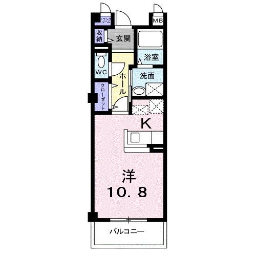 フリーデン末広　Ａ（102） 間取り図画像