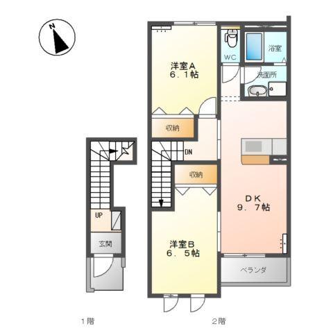  間取り図写真