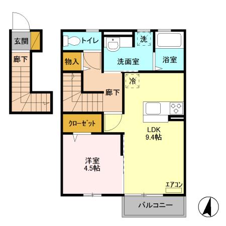 ウィット-ＭＪ（201） 間取り図画像