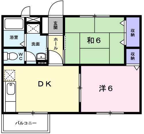 サニーヒルＢ（203） 間取り図画像