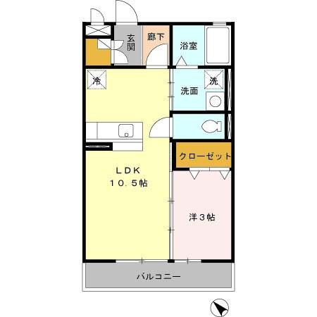 Ｏｎｅ'ｓ Ｈａｒｂｏｒ（205） 間取り図画像