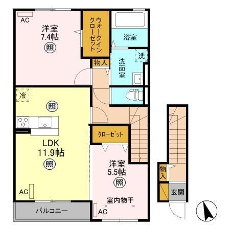  間取り図写真