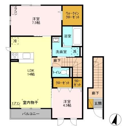  間取り図写真