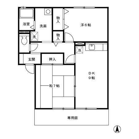  間取り図写真