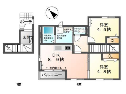  間取り図写真