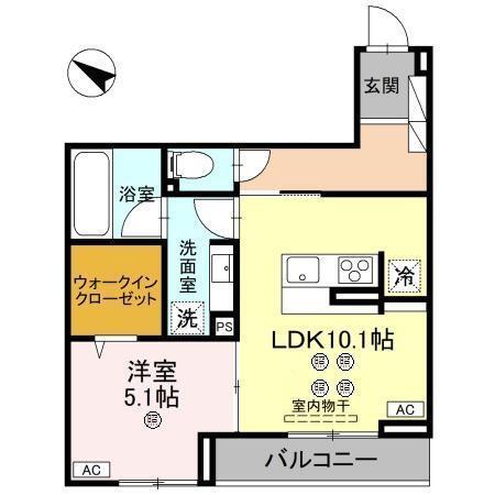 ジョウエイ深町（303） 間取り図画像